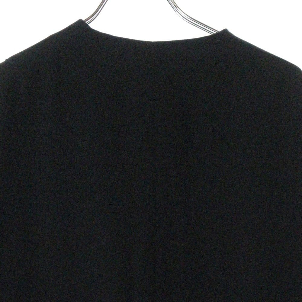 Martin Margiela(マルタンマルジェラ) 99SS Archive ドール期 白タグ 平面デザイン ノーカラー ステンカラーコート ブラック