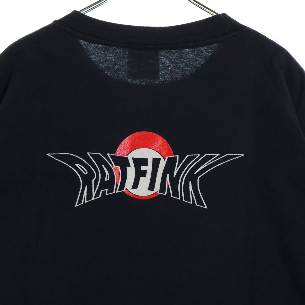 VINTAGE(ヴィンテージ) 90S Rat Fink ラットフィンク 両面プリント 半袖Tシャツ ブラック
