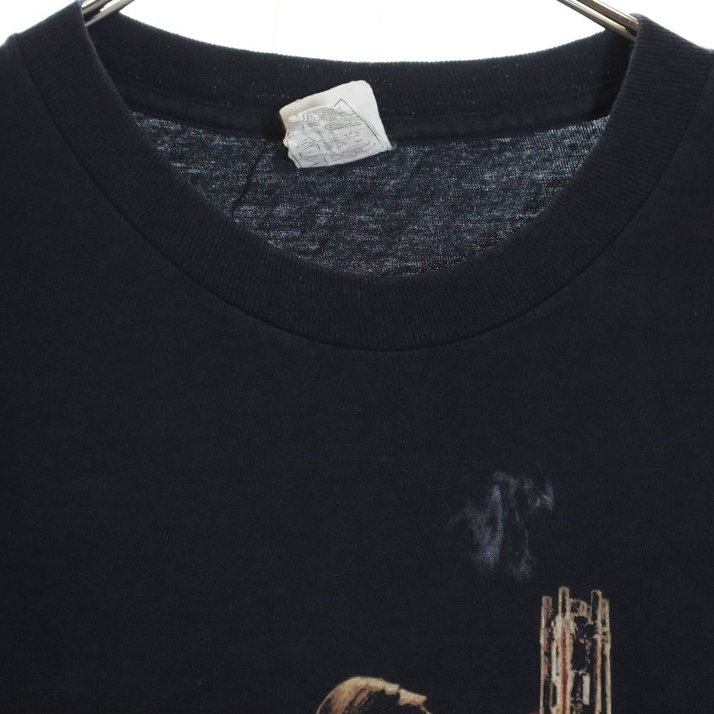 VINTAGE(ヴィンテージ) 00S THE MACHINE GIRL 片腕マシンガール デザインプリント 半袖Tシャツ ブラック