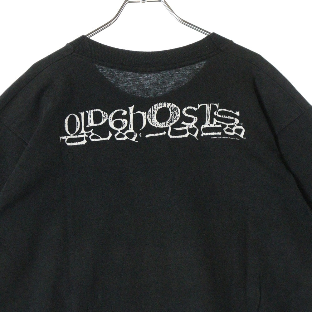 VINTAGE(ヴィンテージ) 90S OLD GHOST WELCOME TO LA 両面プリント 半袖Tシャツ ブラック