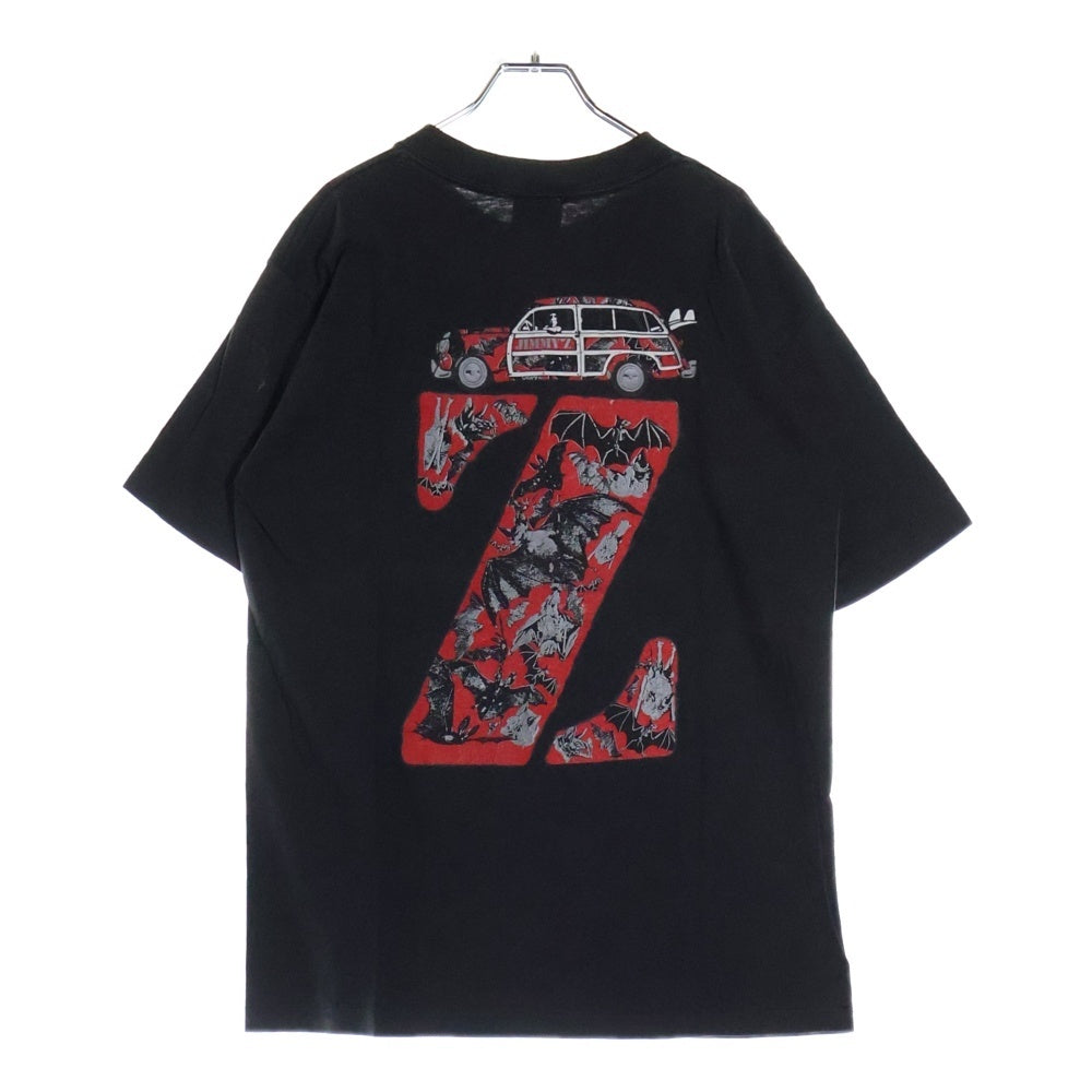VINTAGE(ヴィンテージ) 90S JIMMY Z ジミーズ 両面プリント 半袖Tシャツ ブラック