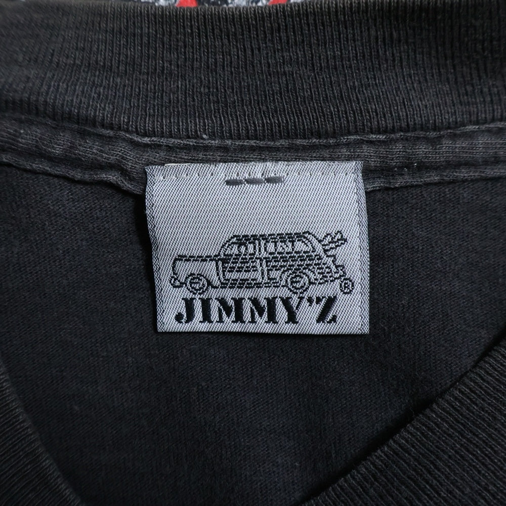 VINTAGE(ヴィンテージ) 90S JIMMY Z ジミーズ 両面プリント 半袖Tシャツ ブラック