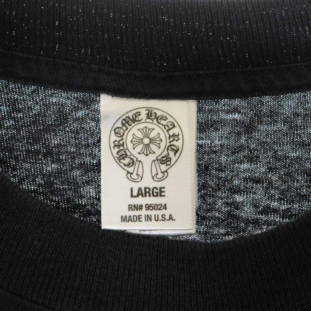 CHROME HEARTS(クロムハーツ) Los Angeles Horseshoe ロサンゼルス ホースシュープリント ロングスリーブ 長袖Tシャツ