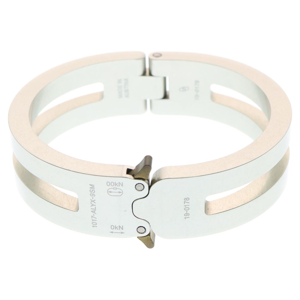 1017 ALYX 9SM(アリクス) BUCKLE BRACELET バックルデザイン ブレスレット シルバー