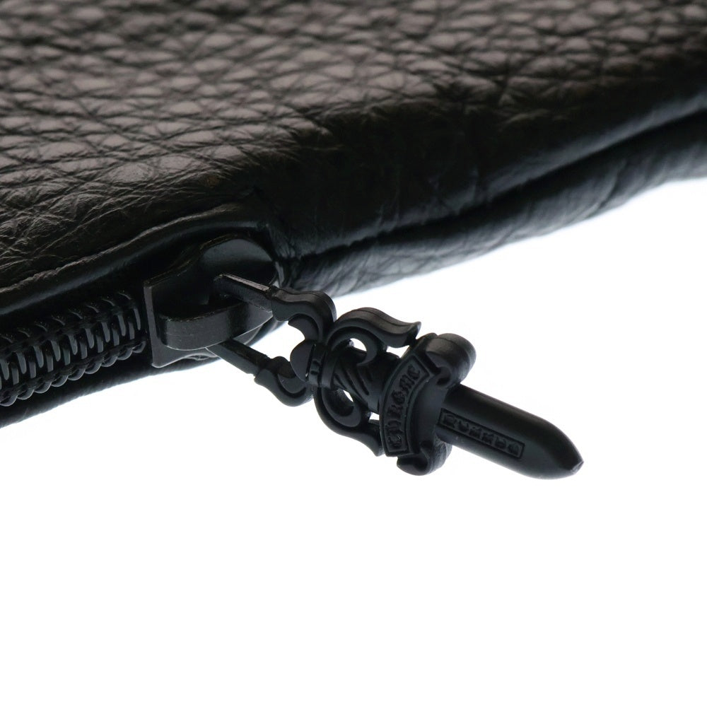 CHROME HEARTS(クロムハーツ) CASE アイウェアケース 眼鏡ケース レザー ブラック