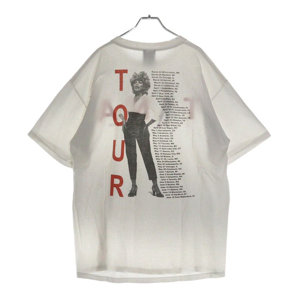 VINTAGE(ヴィンテージ) 90-00S TINA TURNER TWENTY FOUR SEVEN 両面プリント 半袖Tシャツ