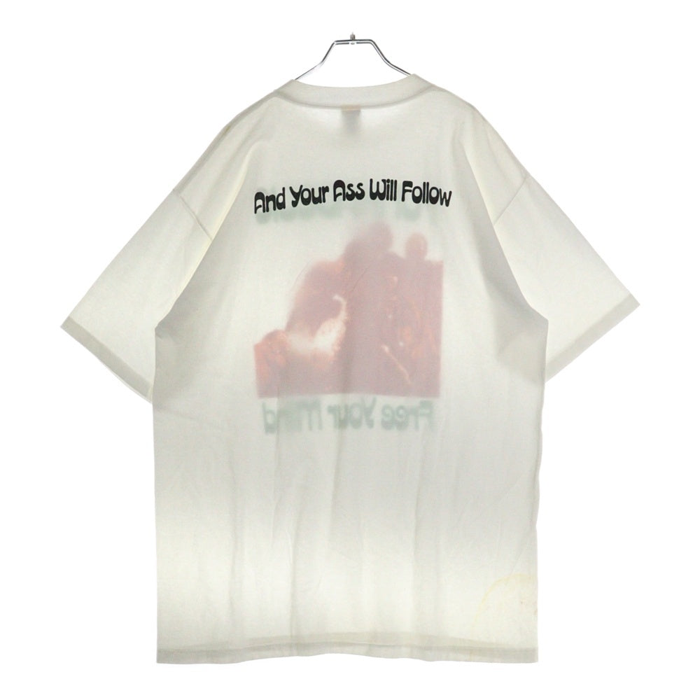 VINTAGE(ヴィンテージ) 90S FUNKADELIC Free Your mind ファンカデリック 両面プリント 半袖Tシャツ ホワイト
