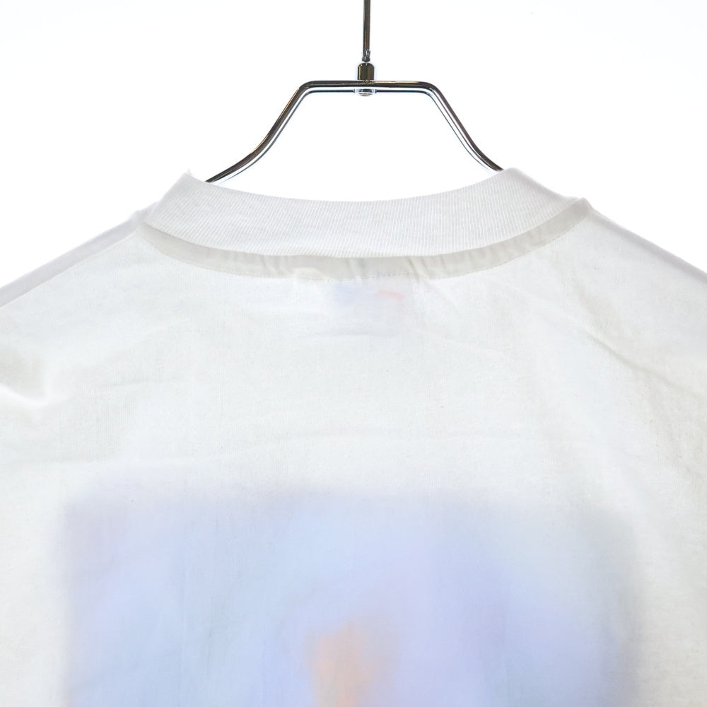 VINTAGE(ヴィンテージ) 90s Salvador Dali 器官と手 アートプリント ロングスリーブ 長袖Tシャツ ホワイト