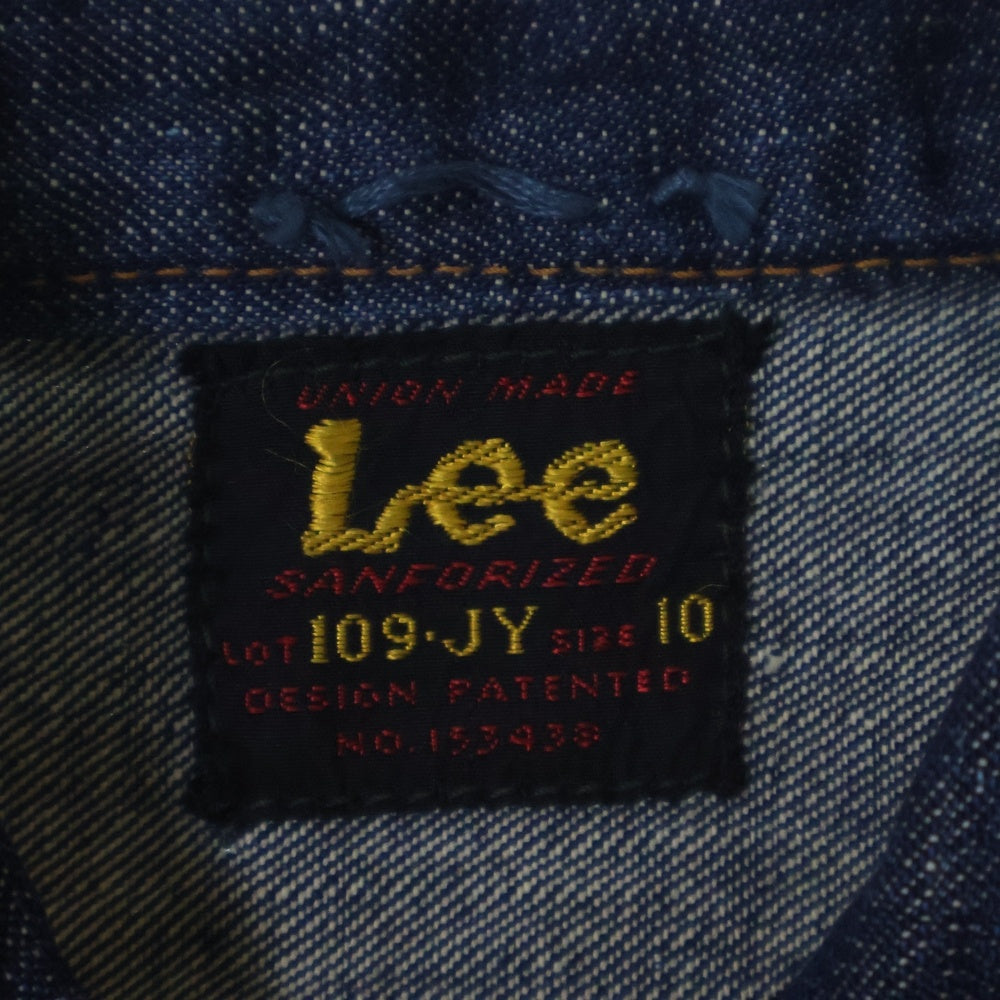 LEE(リー) 50s VINTAGE 109-JY Denim Jacket デニムジャケット 赤タグ キッズ 濃紺