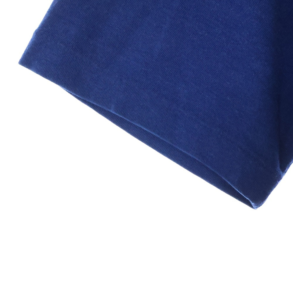 adidas(アディダス) 80-90S Trefoil Logo S/S Tee トレフォイルロゴ 半袖Tシャツ カットソー ブルー