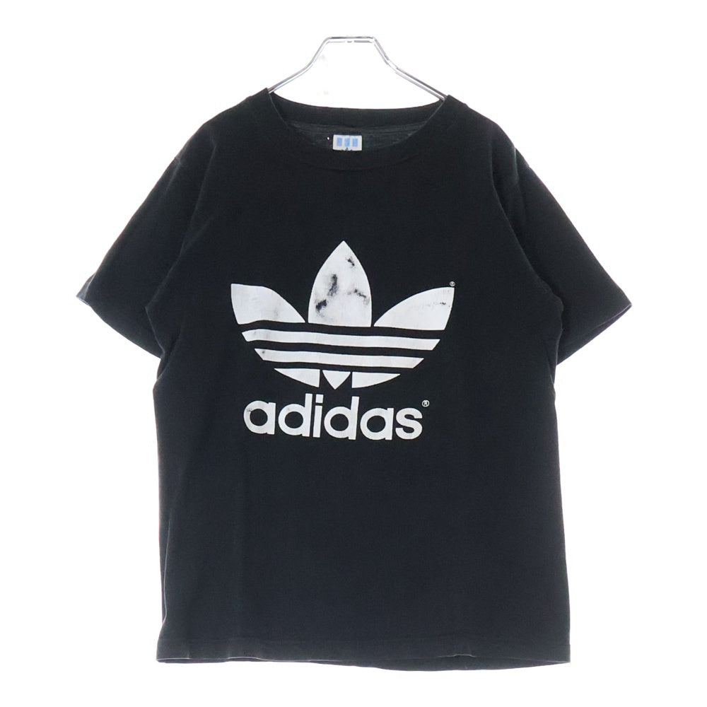 adidas(アディダス) 90s Trefoil Logo S/S Tee トレフォイルロゴ 半袖Tシャツ カットソー USA製 ブラック