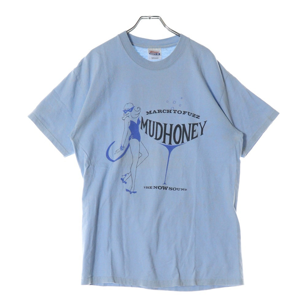 VINTAGE(ヴィンテージ) 90s MUDHONEY March to Fuzz マッドハニー バンドTシャツ 半袖プリントTシャツ ブルー