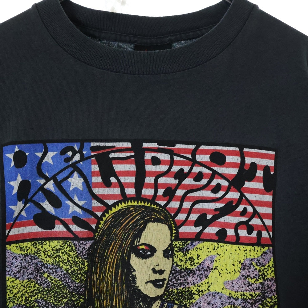 VINTAGE(ヴィンテージ) 90s RED HOT CHILI PEPPERS 1992 KOZIK レッドホットチリペッパーズ コジック 両面プリント 半袖半袖Tシャツ ブラック