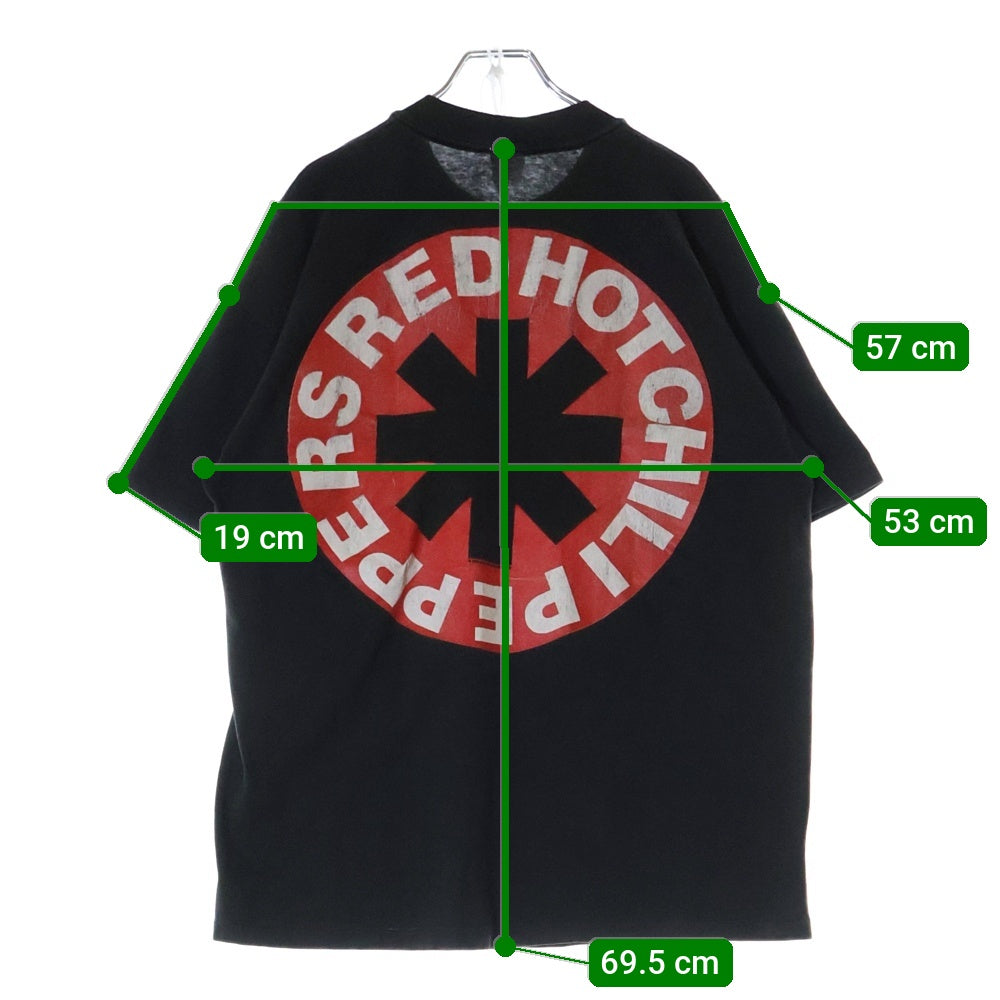 VINTAGE(ヴィンテージ) 90s Red Hot Chili Peppers BLOOD SUGER SEX MAGIK レッドホットチリペッパー ブラッドシュガーセックスマジック 両面プリント 半袖Tシャツ グレ