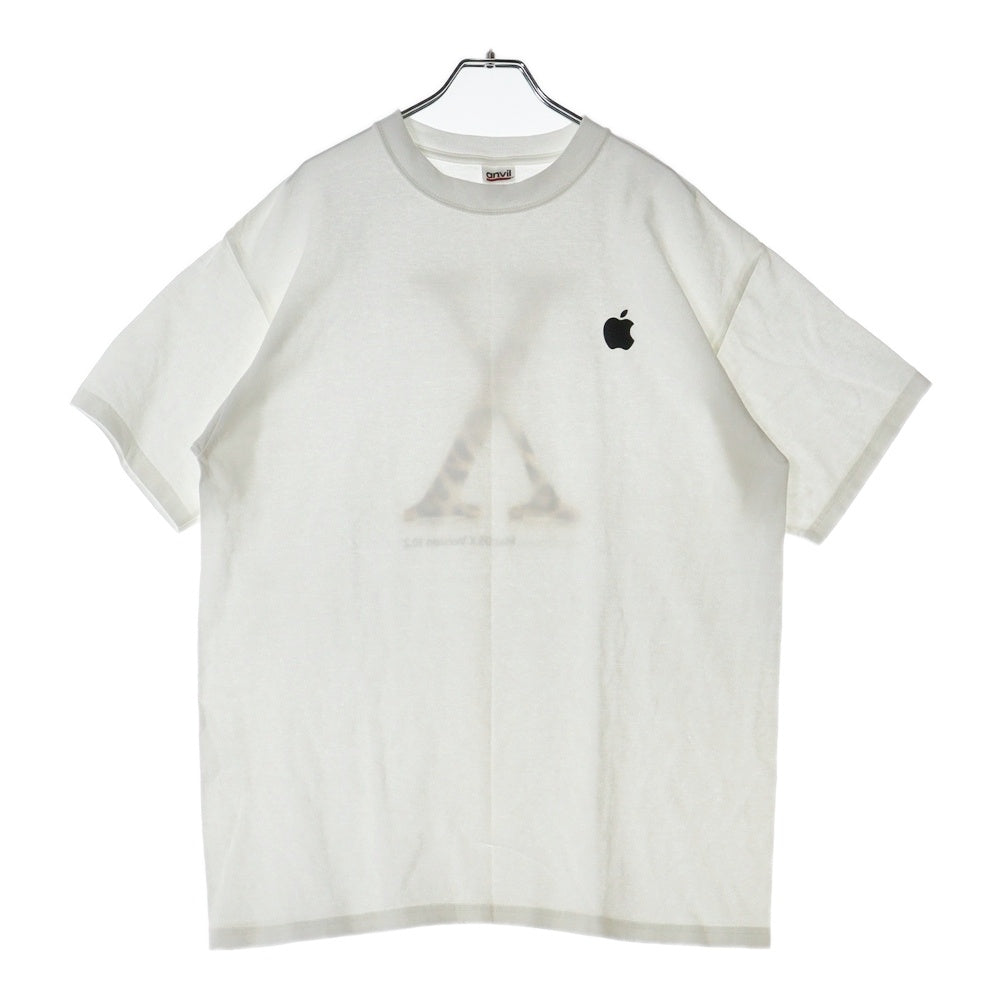 VINTAGE(ヴィンテージ) 00s APPLE Mac OS X Version 10.2 アップル 企業Tシャツ 両面プリント 半袖Tシャツ カットソー ホワイト