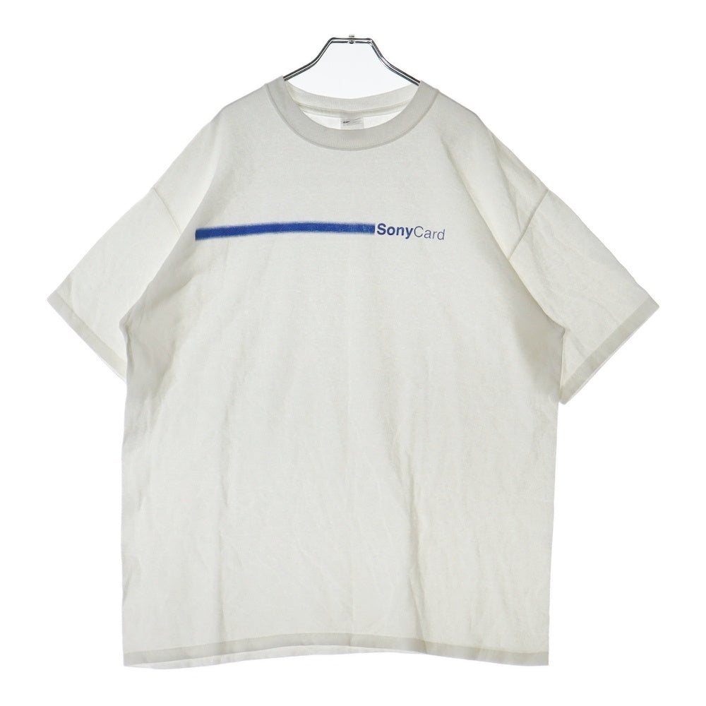 VINTAGE(ヴィンテージ) 00s SONY CARD ソニーカード 半袖プリントTシャツ カットソー ホワイト