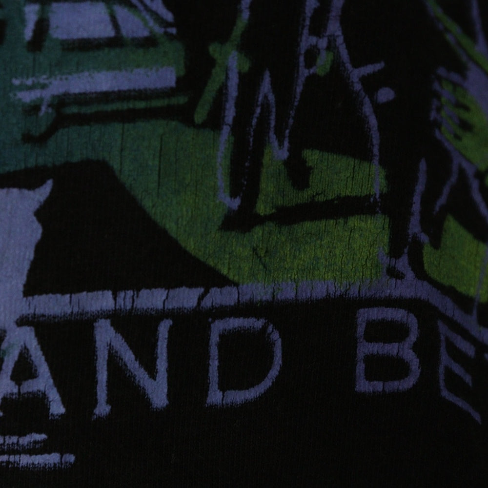 VINTAGE(ヴィンテージ) 90s LED ZEPPELIN THE SONG REMAINS レッドツェッペリン バンドTシャツ 両面プリント 半袖Tシャツ カットソー ブラック