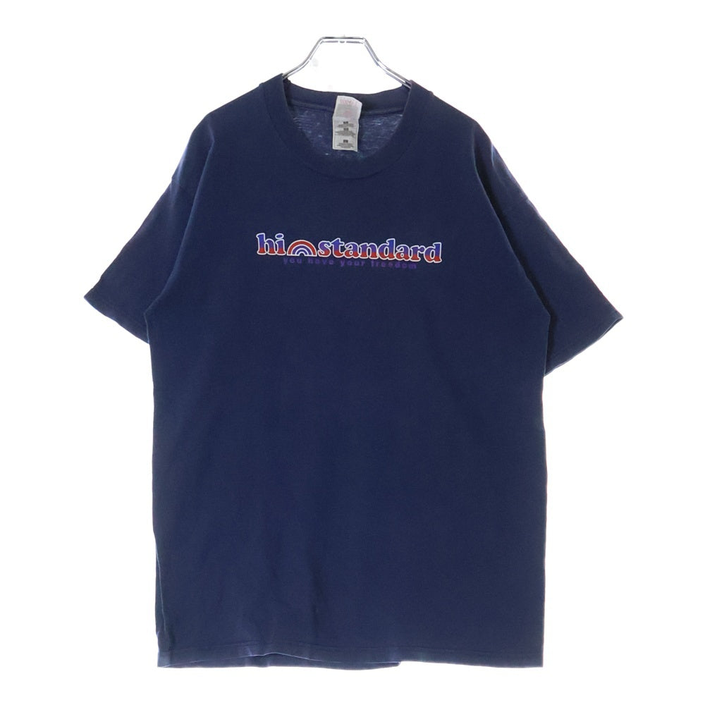 VINTAGE(ヴィンテージ) 90s HI-STANDARD you have your freedom ハイスタンダード 半袖Tシャツ カットソー ネイビー