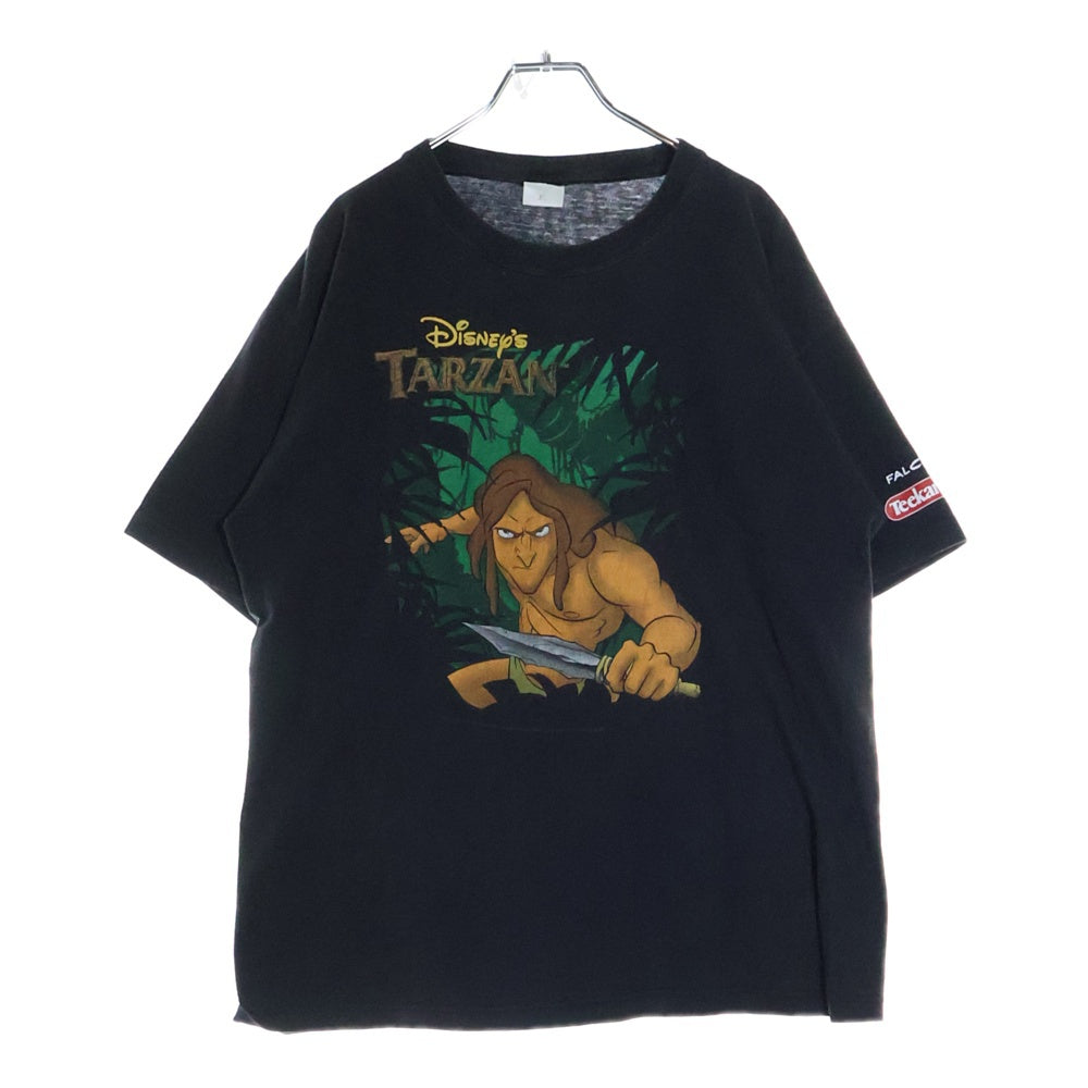 VINTAGE(ヴィンテージ) 90S DISNEYS TARZAN Teekanne ディズニー ターザン プリント 半袖Tシャツ ブラック