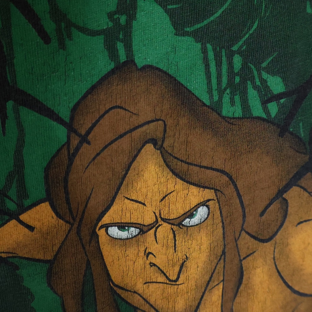 VINTAGE(ヴィンテージ) 90S DISNEYS TARZAN Teekanne ディズニー ターザン プリント 半袖Tシャツ ブラック