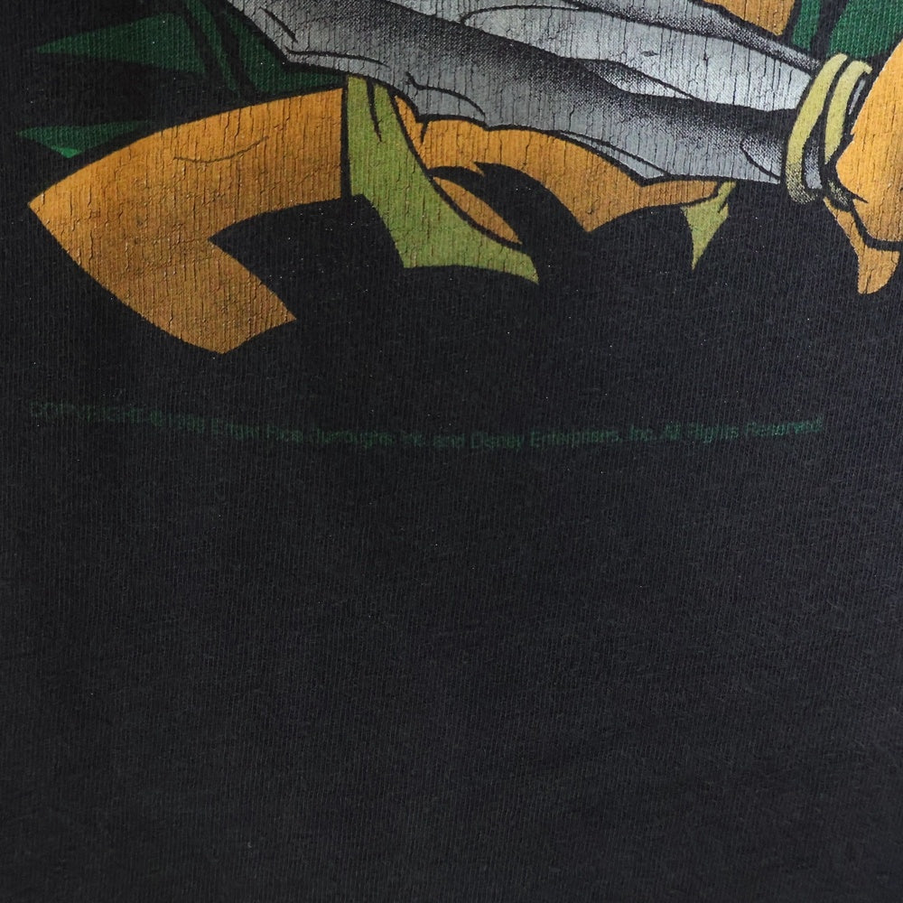 VINTAGE(ヴィンテージ) 90S DISNEYS TARZAN Teekanne ディズニー ターザン プリント 半袖Tシャツ ブラック