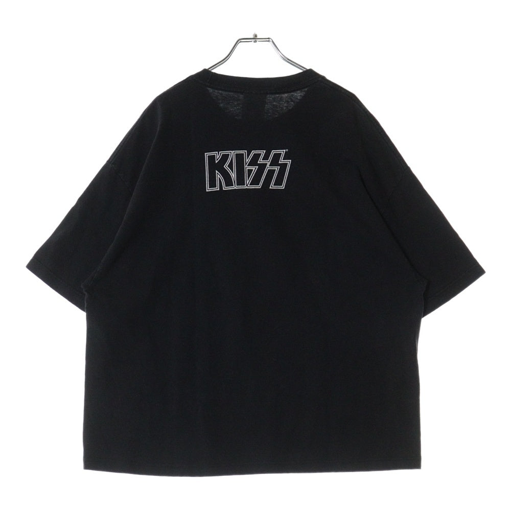 VINTAGE(ヴィンテージ) 00S KISS キス 両面プリント 半袖Tシャツ ブラック