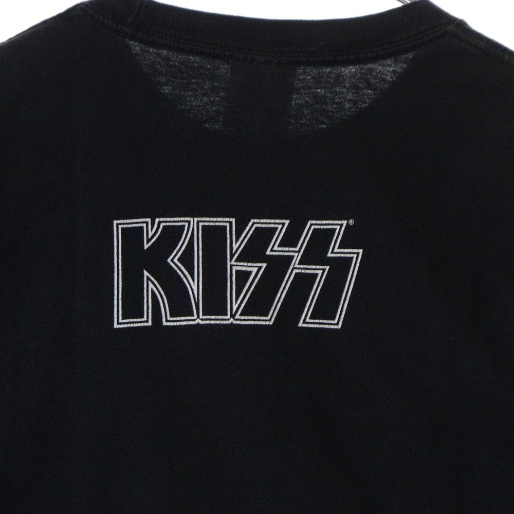 VINTAGE(ヴィンテージ) 00S KISS キス 両面プリント 半袖Tシャツ ブラック