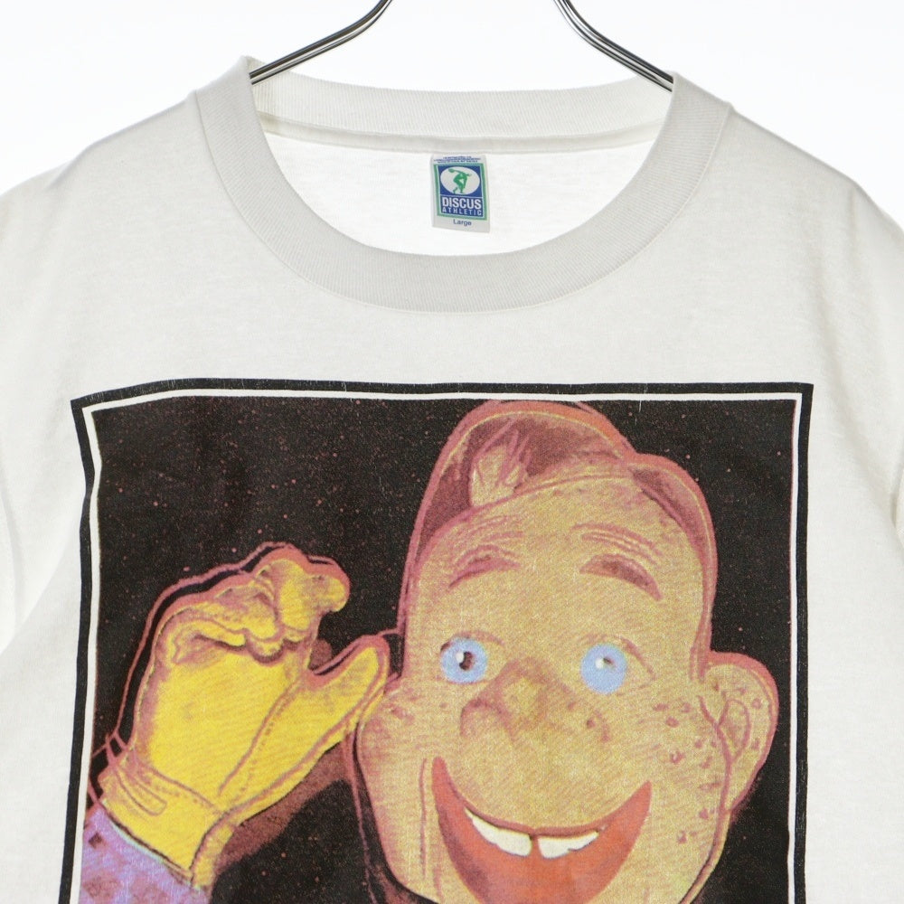 VINTAGE(ヴィンテージ) 80S Andy Warhol Howdy Doody アンディ・ウォーホル ハウディードゥーディー アートプリント 半袖 Tシャツ ホワイト