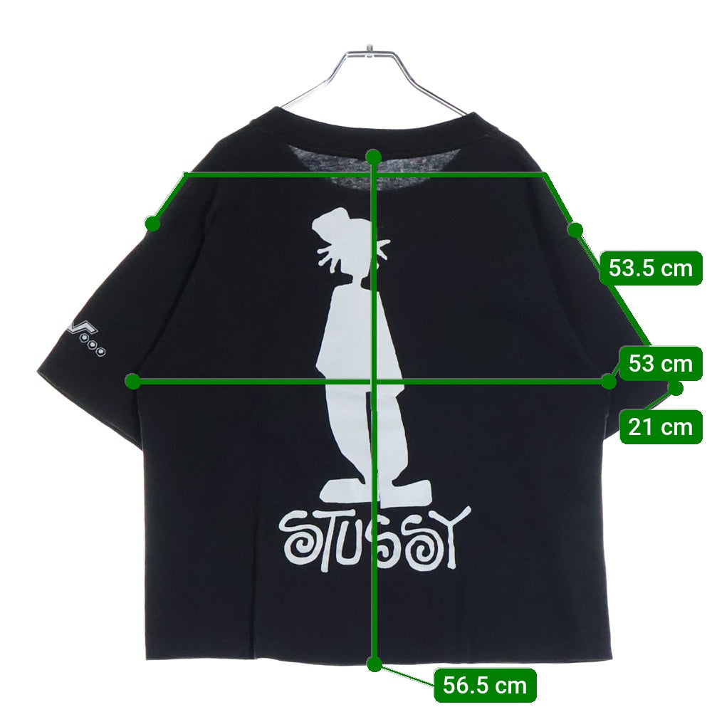 STUSSY(ステューシー) 80S OLD Shadow MAN シャドーマン 両面プリント 半袖Tシャツ