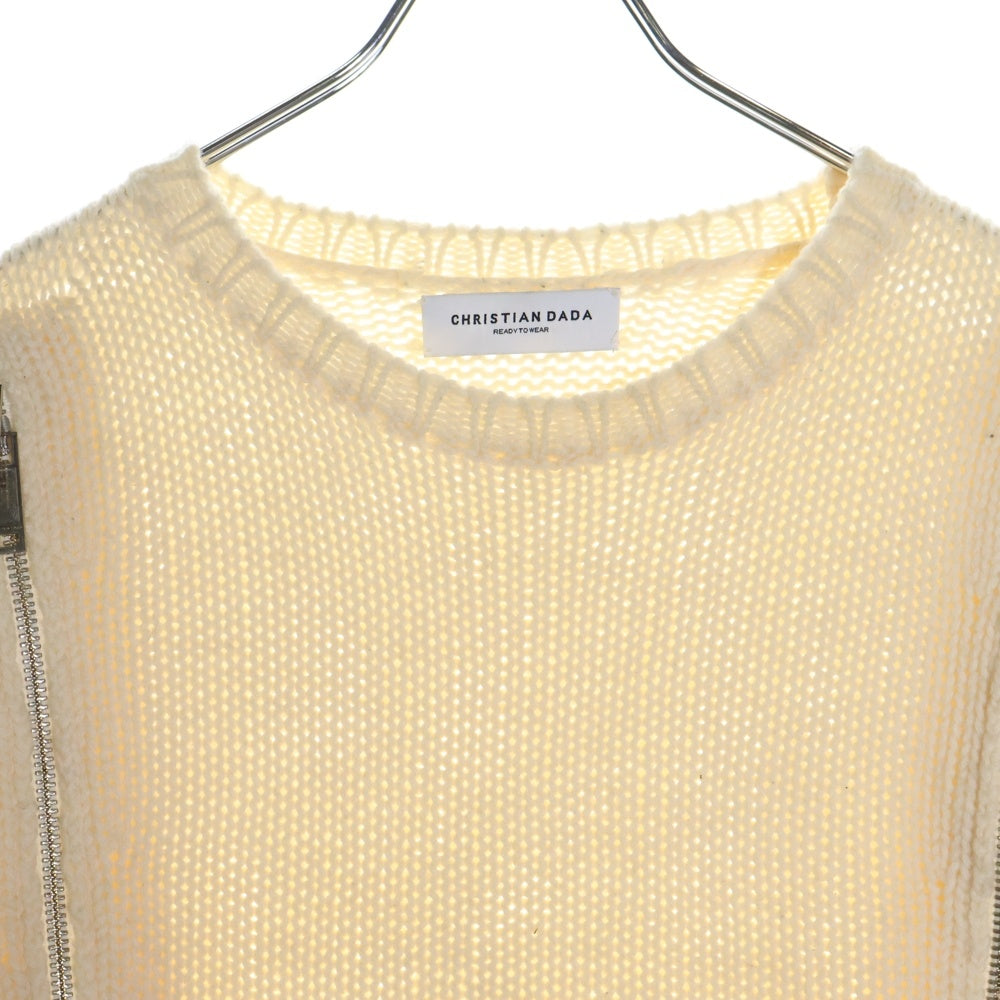 CHRISTIAN DADA(クリスチャンダダ) 14AW ZIP GIMMICK KNIT ジップデザイン Wジップ ニット CD-14W-0808
