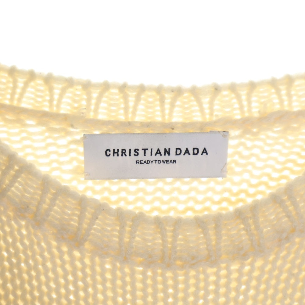 CHRISTIAN DADA(クリスチャンダダ) 14AW ZIP GIMMICK KNIT ジップデザイン Wジップ ニット CD-14W-0808