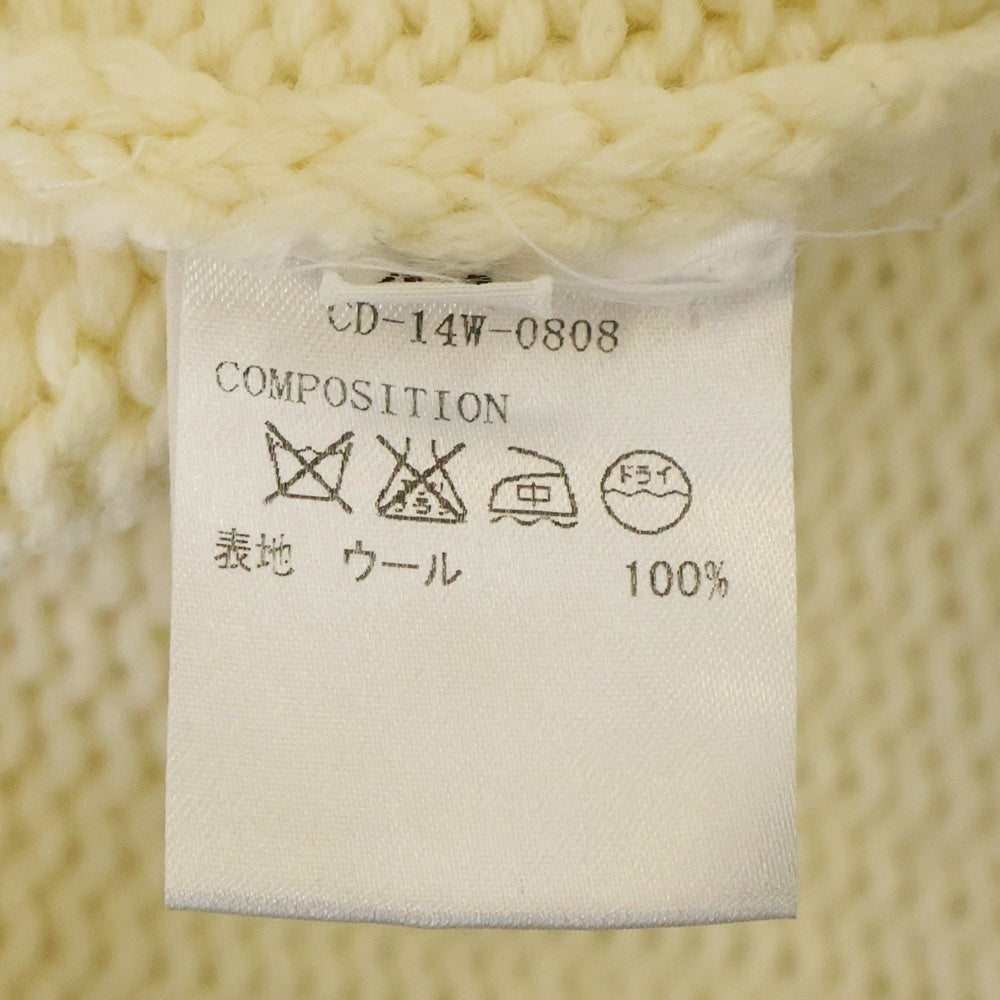 CHRISTIAN DADA(クリスチャンダダ) 14AW ZIP GIMMICK KNIT ジップデザイン Wジップ ニット CD-14W-0808