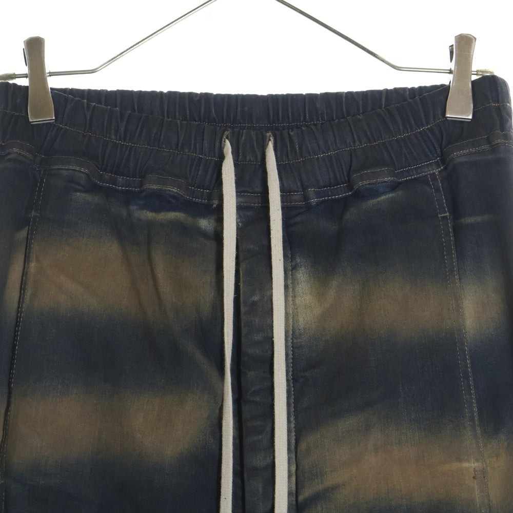 Rick Owens DRKSHDW(リックオウエンス ダークシャドウ) 23AW Pusher Pants サイドスナップボタン プッシャーパンツ ブラック DS02C5336-SDM