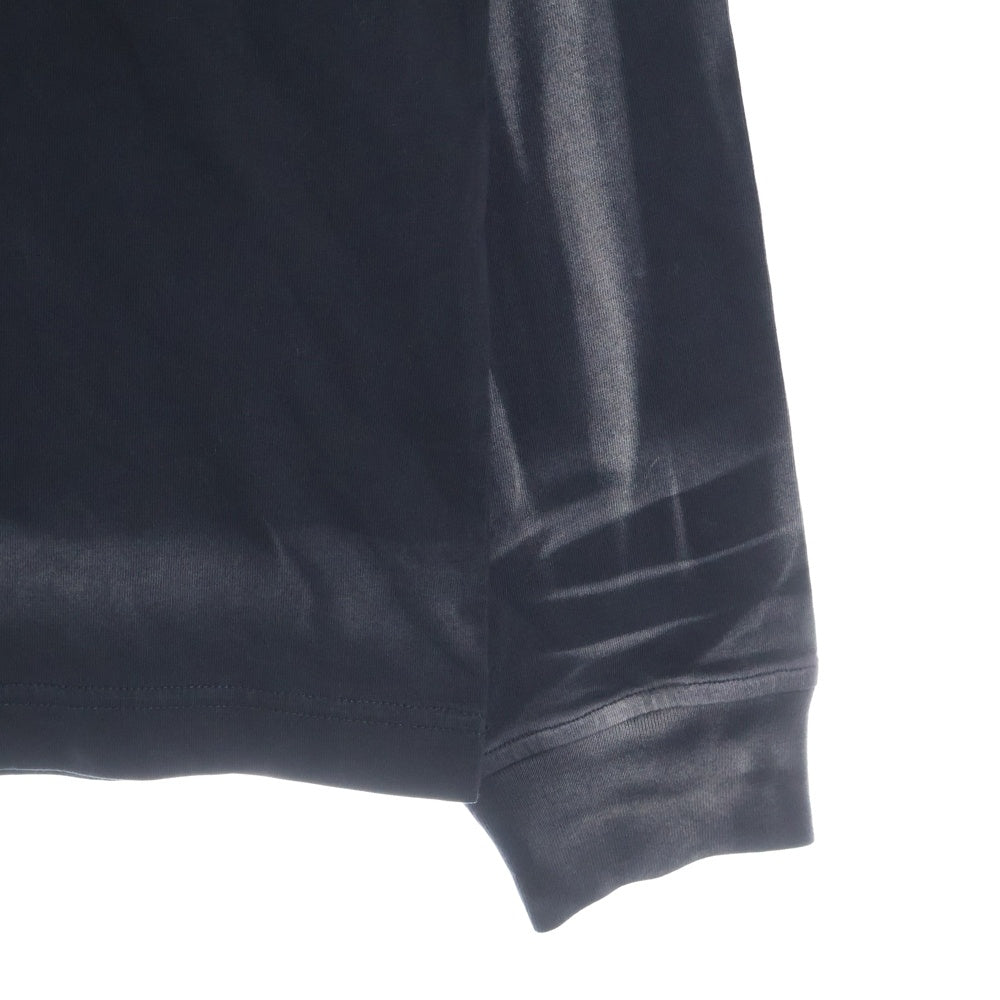 ALEXANDER WANG(アレキサンダーワン) Crease Detailed Long-Sleeve TEE クルーネック長袖Tシャツ 長袖カットソー UCC1251782 ブラック