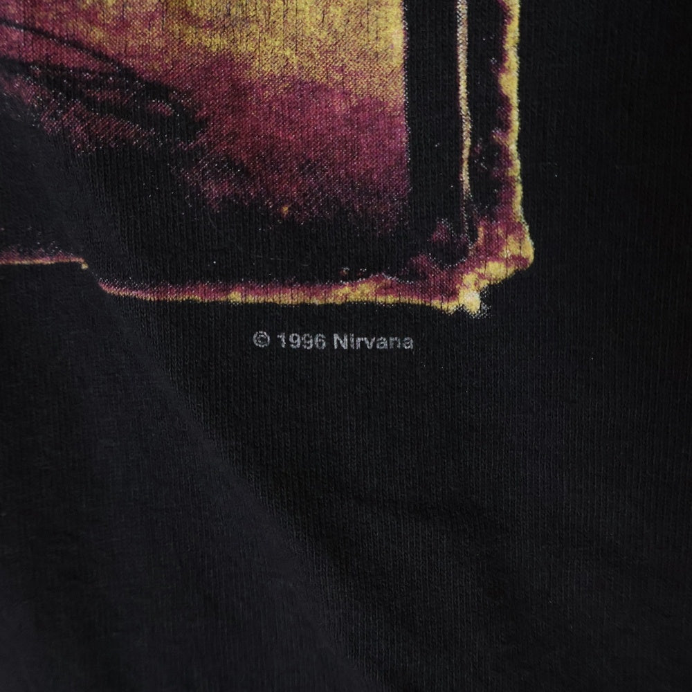 VINTAGE(ヴィンテージ) 90s NIRVANA FROM THE MUDDY BANKS TEE ニルヴァーナ フロントプリント半袖Tシャツ カットソー ブラック