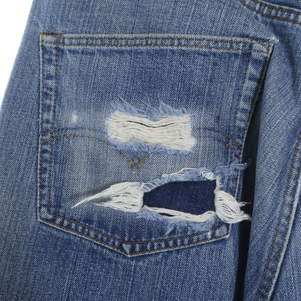 Levi's(リーバイス) 70s VINTAGE 501 66前期 ボタン裏刻印6 ボタンフライ デニムパンツ インディゴ