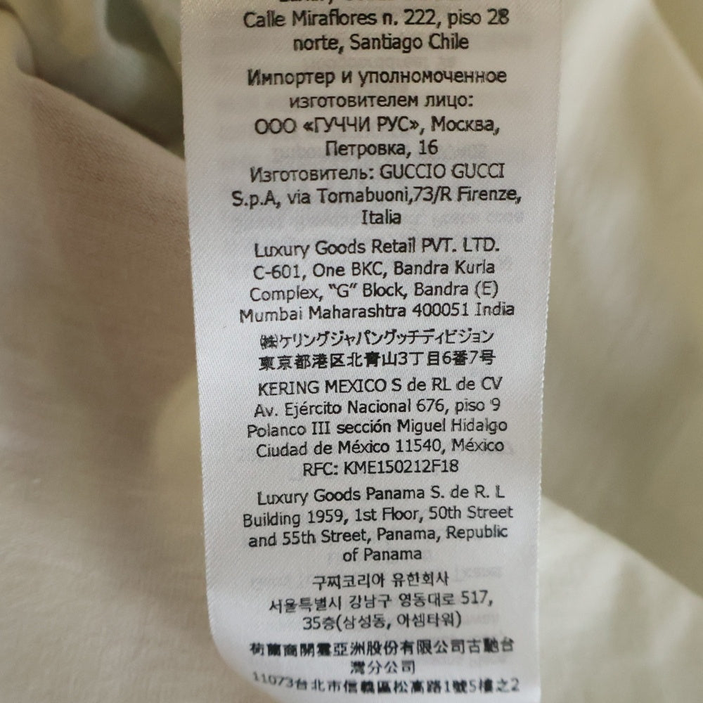 GUCCI(グッチ) 22AW ×adidas Cotton Jersey Tee 半袖Tシャツ カットソー アディダス ホワイト 717422