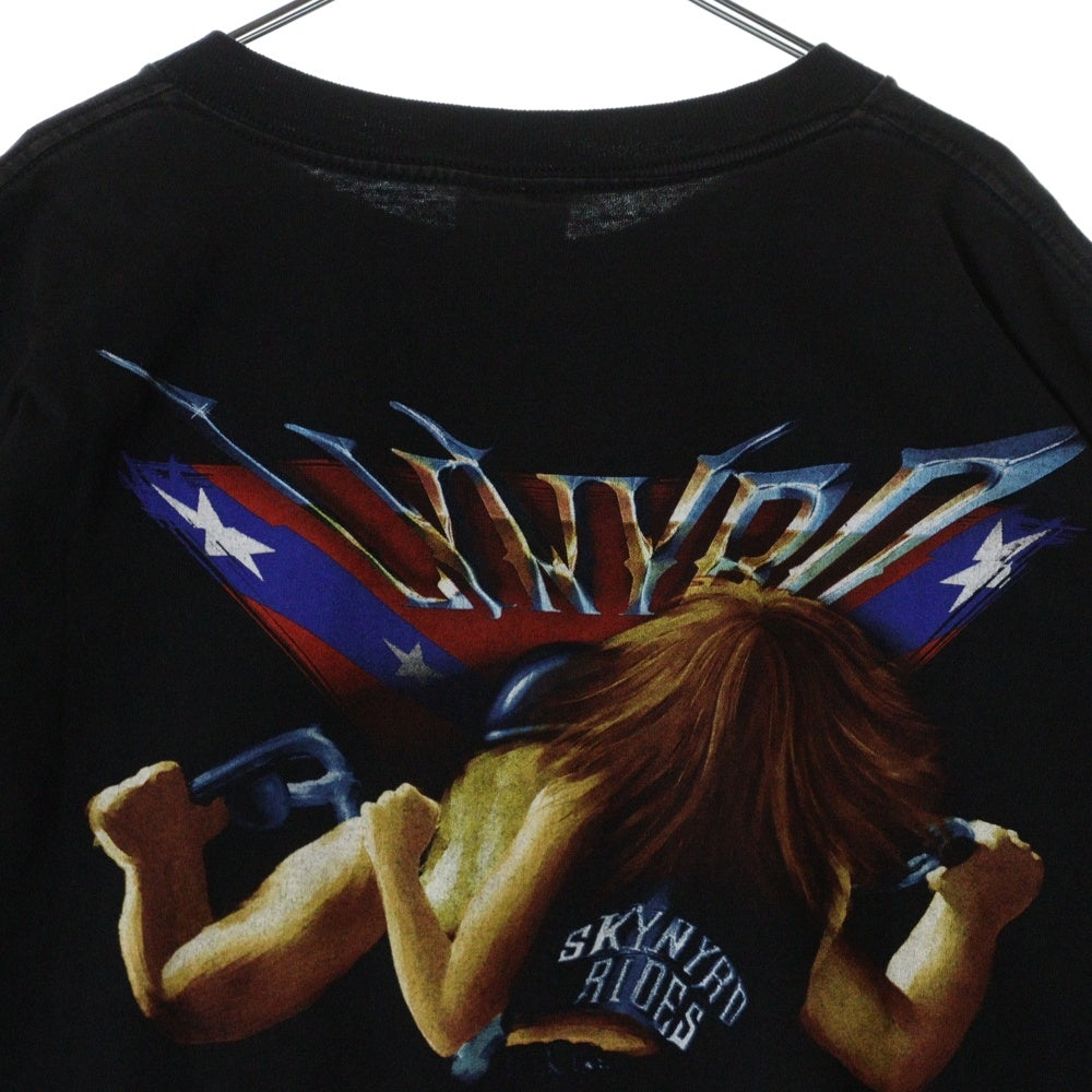 VINTAGE(ヴィンテージ) 90S LYNYRD SKYNYRD 両面プリント 半袖Tシャツ ブラック