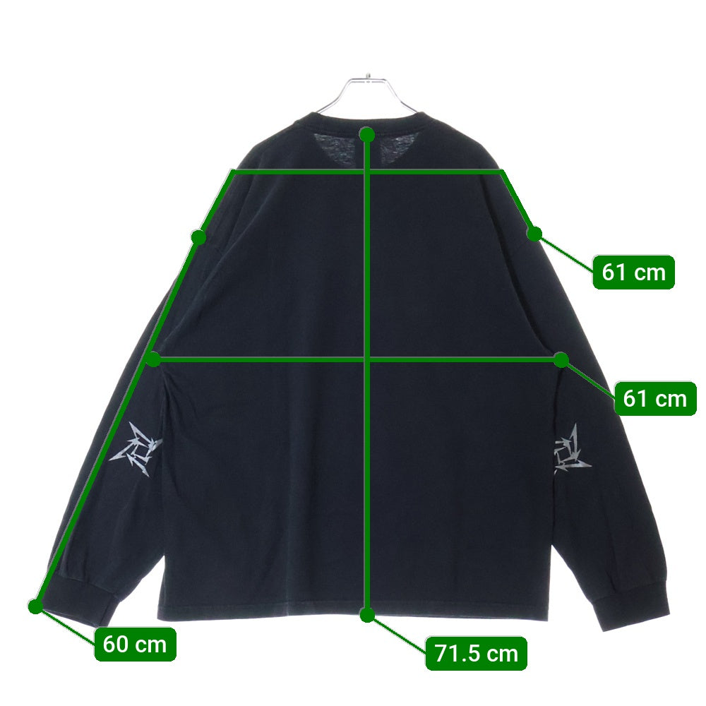 VINTAGE(ヴィンテージ) 00s METALLICA L/S Tee メタリカ ロングスリーブ 長袖Tシャツ カットソー ブラック