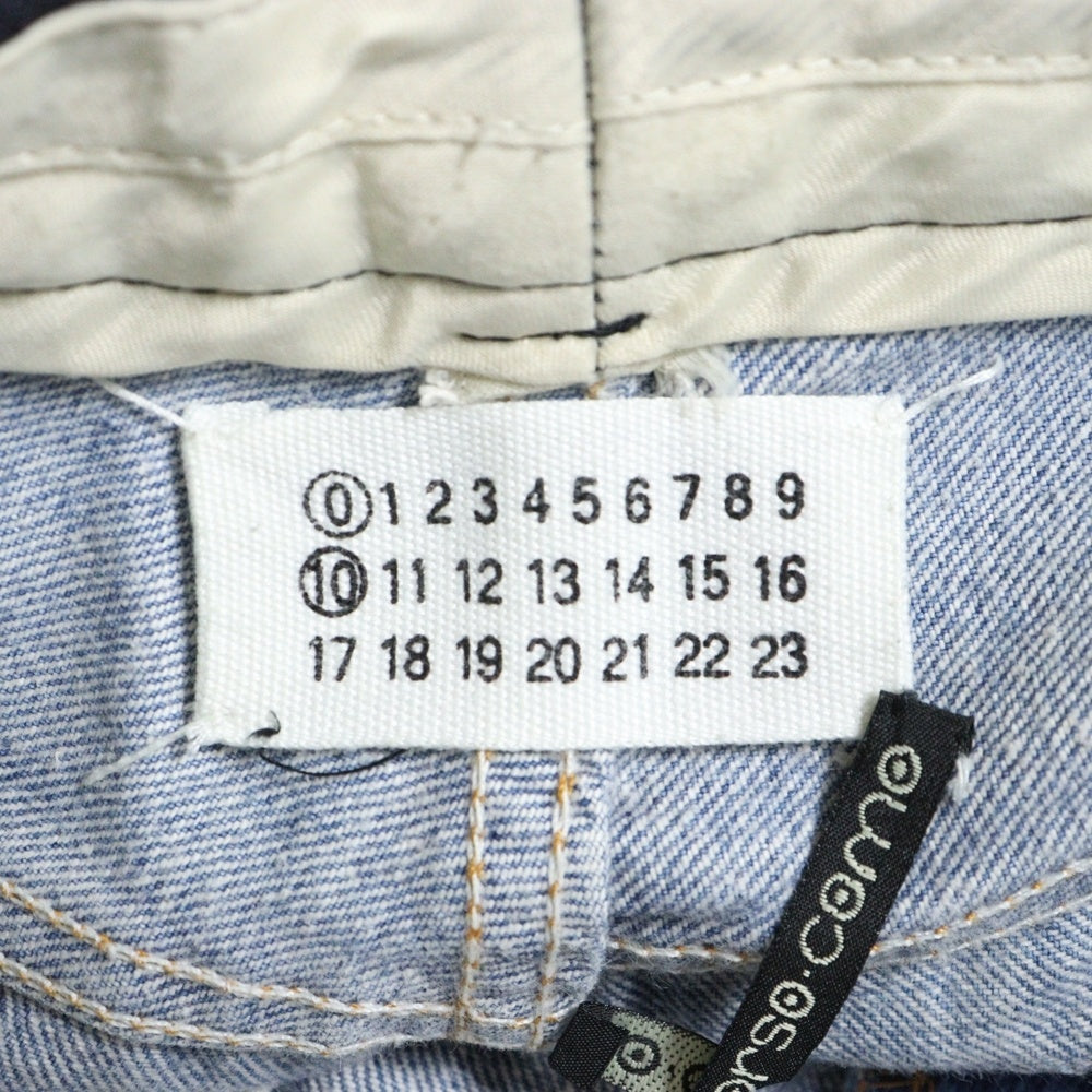 Martin Margiela 0(マルタンマルジェラ) Archive 0 10 アーティザナル 再構築デニムパンツ 本人期 インディゴ