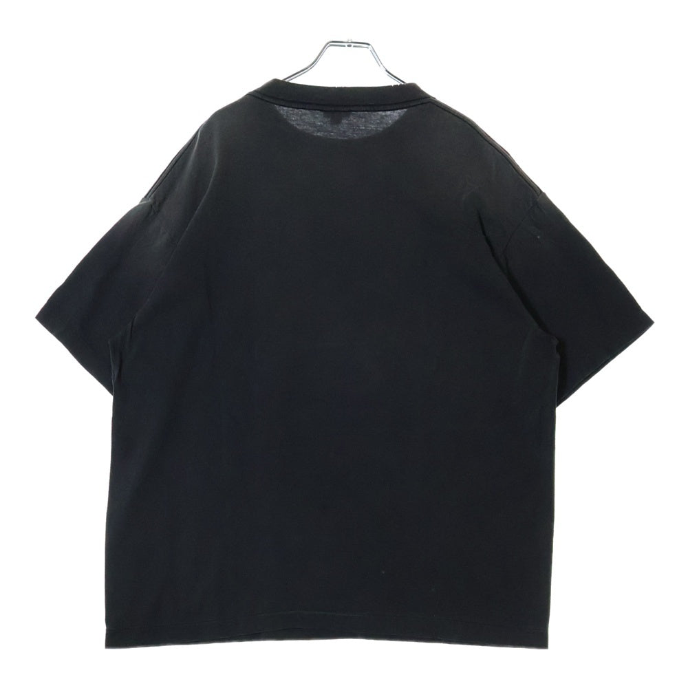 SAINT MICHAEL(セントマイケル) 25SS × NEIGHBORHOOD STHD. SS TEE PRAY ヴィンテージ加工半袖Tシャツ カットソー ダークグレー SM-HR8-0000-C68