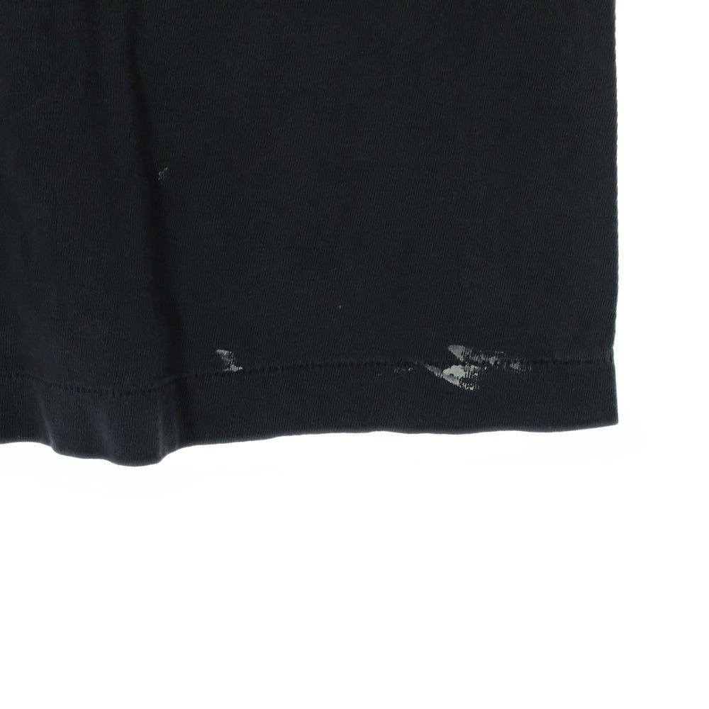 SAINT MICHAEL(セントマイケル) 25SS × NEIGHBORHOOD STHD. SS TEE PRAY ヴィンテージ加工半袖Tシャツ カットソー ダークグレー SM-HR8-0000-C68