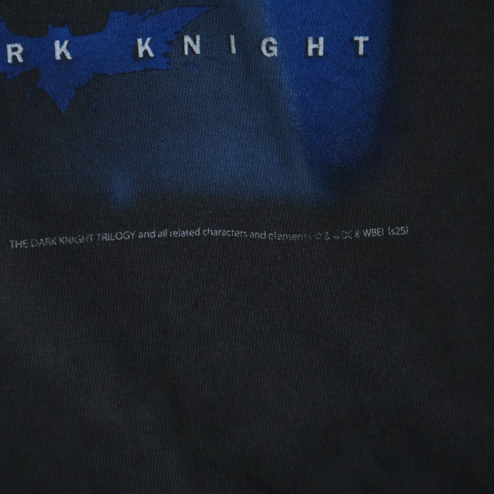 SAINT MICHAEL(セントマイケル) 25SS ×The Dark Knight BTM_SS TEE LIP ダークナイト ダメージ加工半袖Tシャツ グレー SM-HR8-0000-C55