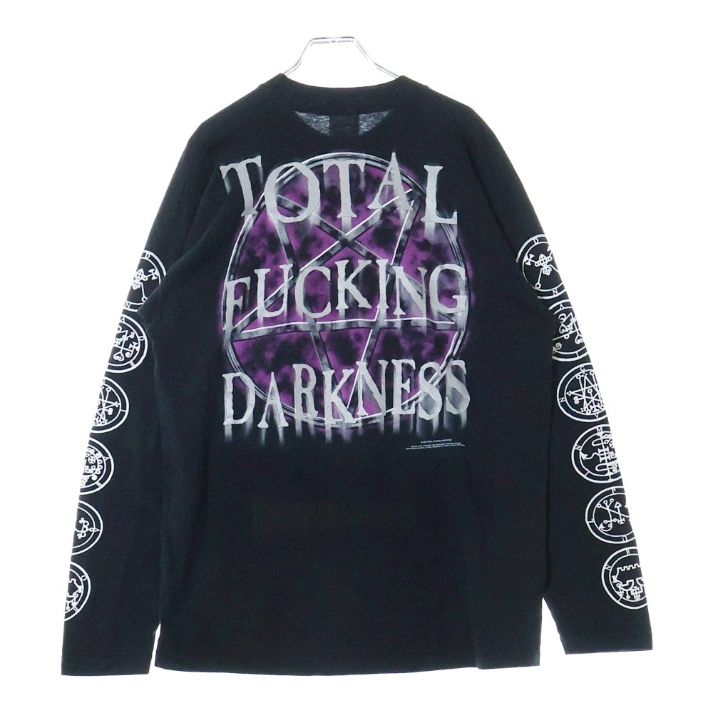 VINTAGE(ヴィンテージ) CRADLE OF FILTH TOTAL FUCKING DARKNESS クレイドルオブフィルス 両面プリント ロングスリーブ 長袖Tシャツ