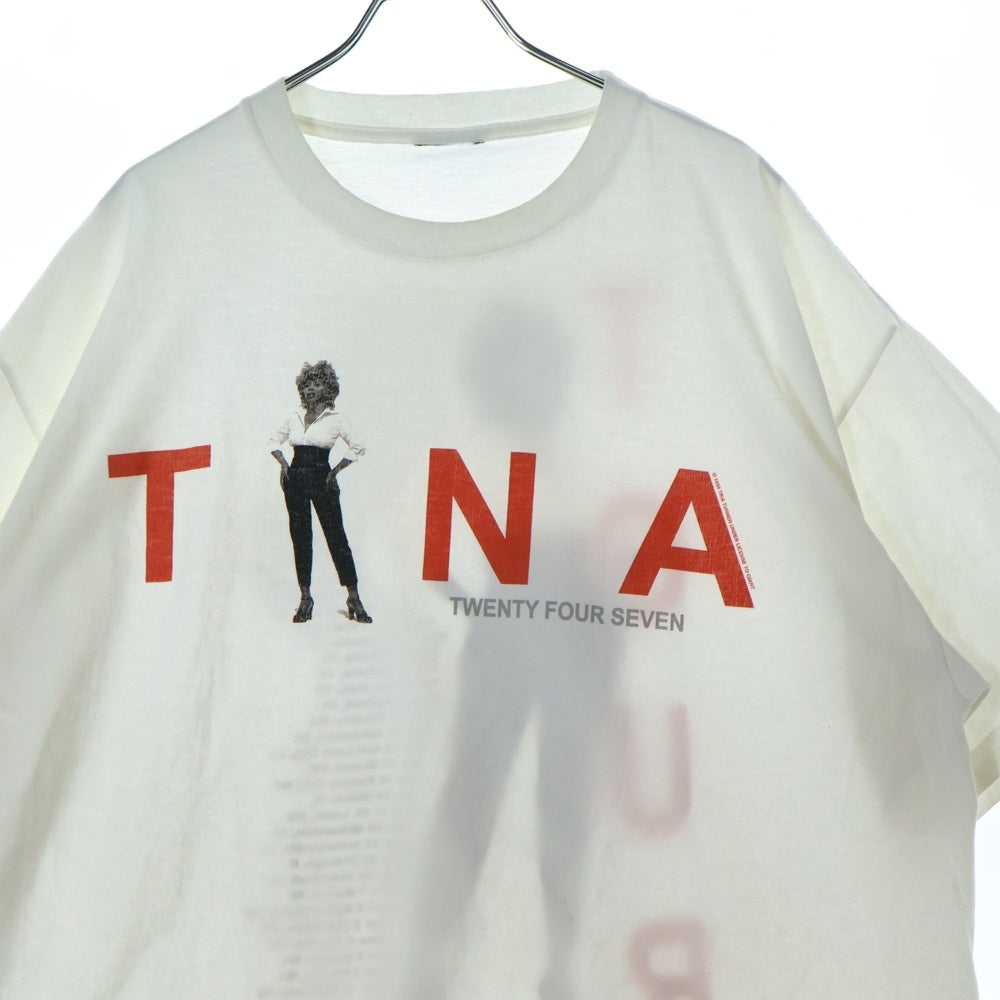 VINTAGE(ヴィンテージ) 90-00S TINA TURNER TWENTY FOUR SEVEN 両面プリント 半袖Tシャツ