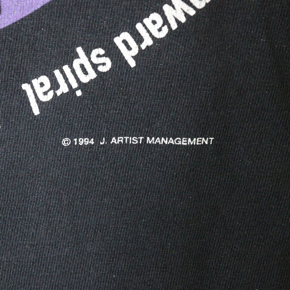 VINTAGE(ヴィンテージ) 90S NINE INCH NAILS NIN BOX AMMONITE 両面プリント ロングスリーブ 長袖Tシャツ ブラック
