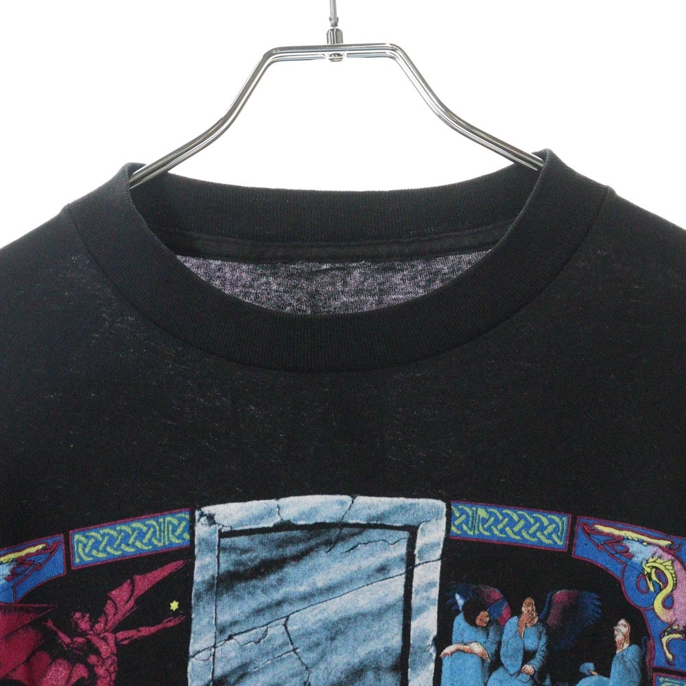 VINTAGE(ヴィンテージ) 90S BLACK SABBATH 1992 ブラックサバス 両面プリント 半袖Tシャツ ブラック