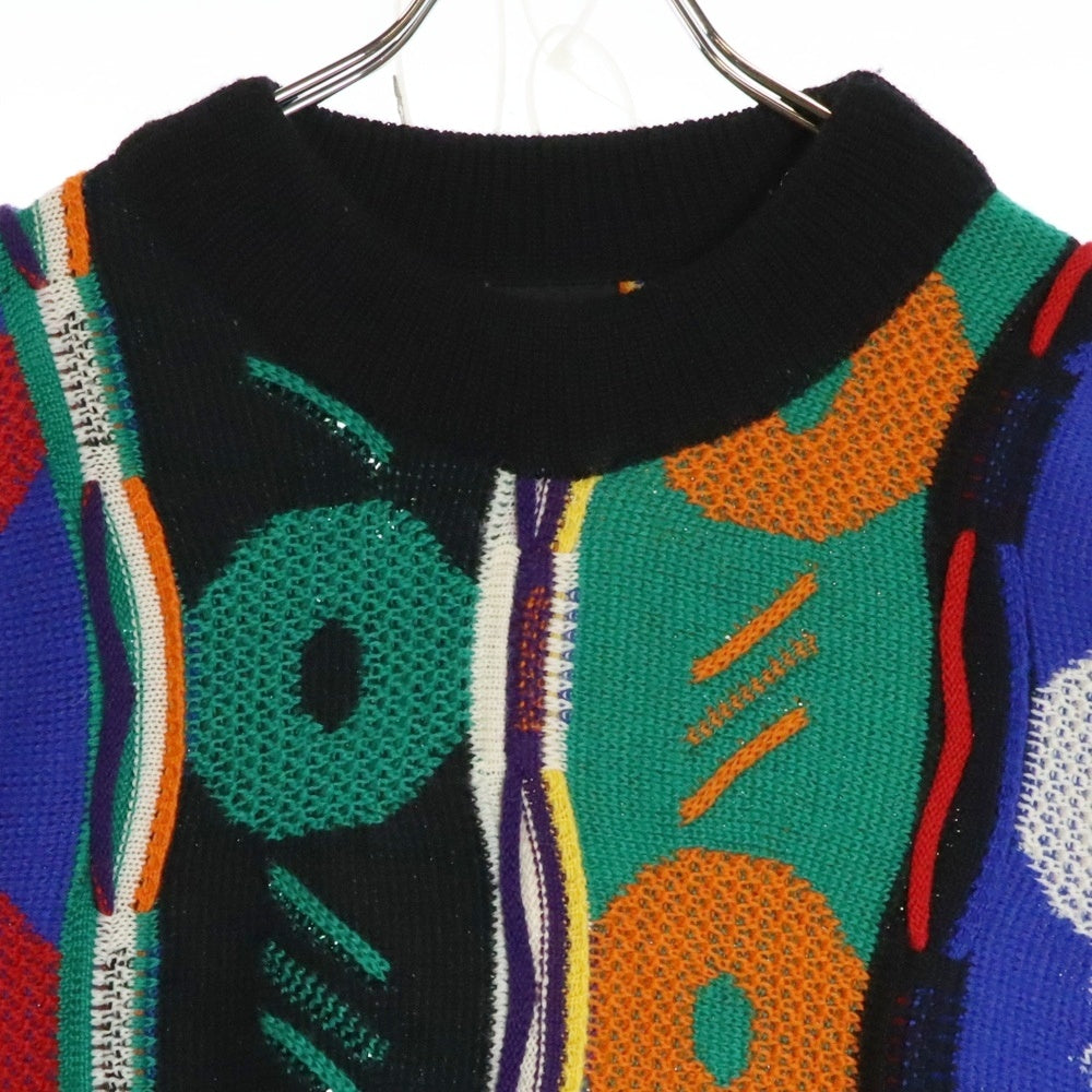 COOGI(クージー) 90S 3D ニット セーター マルチカラー