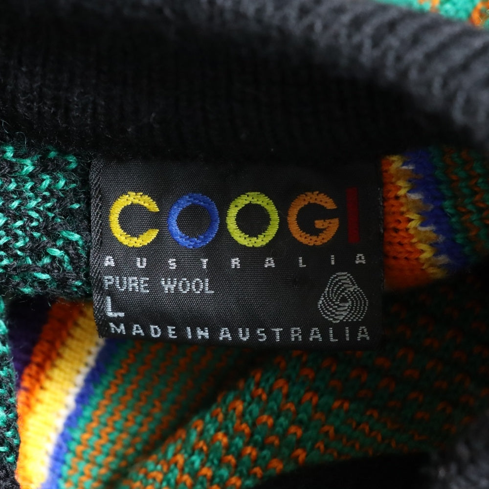 COOGI(クージー) 90S 3D ニット セーター マルチカラー