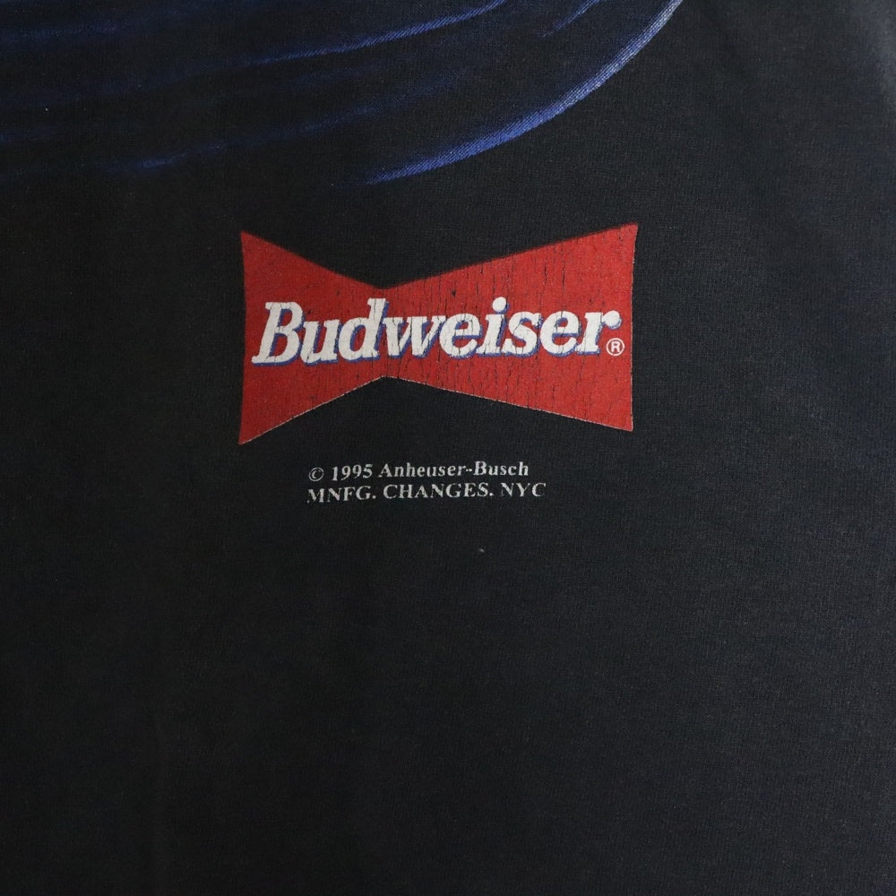 VINTAGE(ヴィンテージ) 90S Budweiser 3 FROGS FITS バドワイザー 3フロッグ 半袖Tシャツ カットソー ブラック